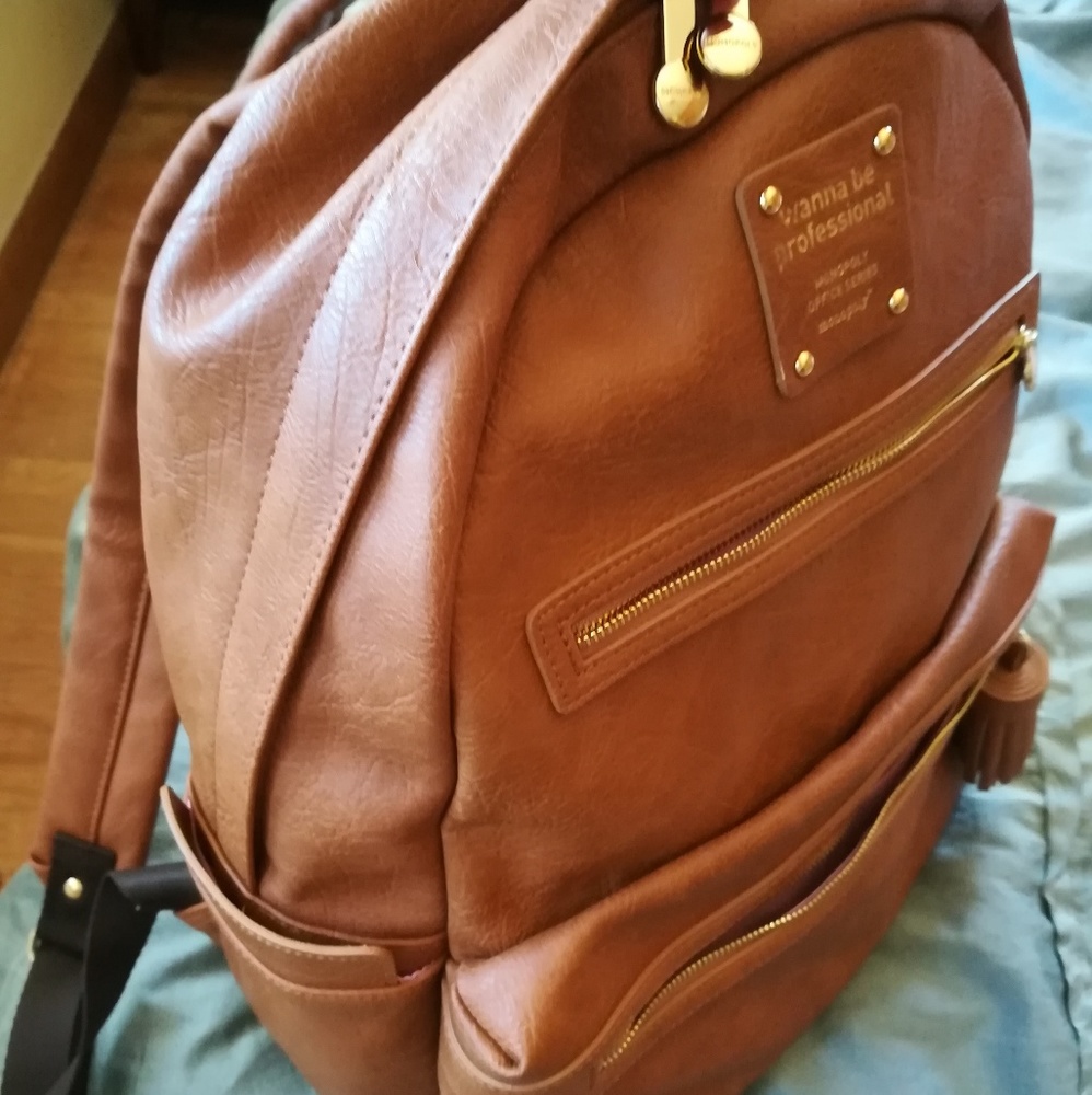 Sweet leather backpack!